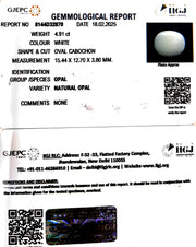 4.91/CT Natural Opal